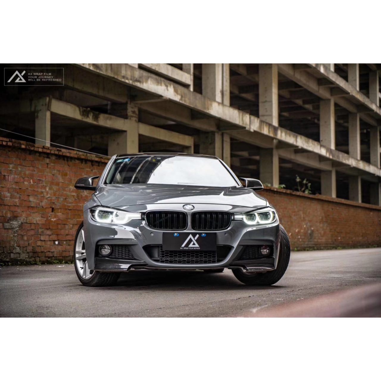 AX WRAP FILM ULTRA GLOSS DARK GRAY - XÁM ĐẬM SIÊU BÓNG - Hình 2