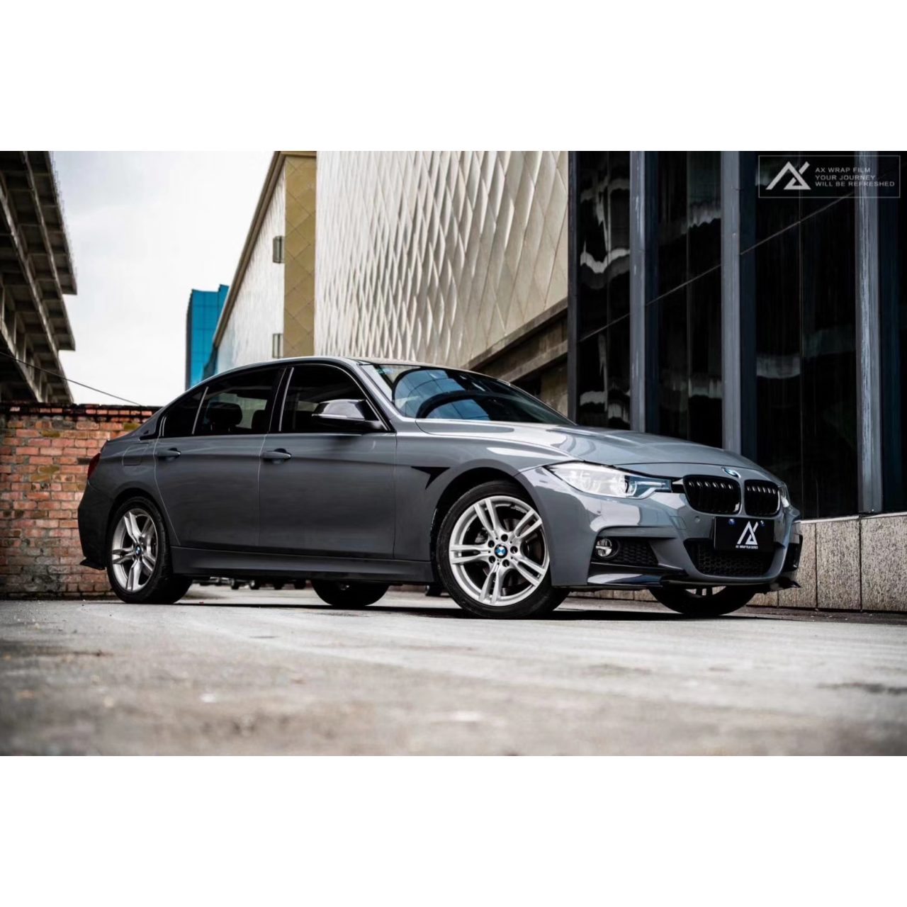 AX WRAP FILM ULTRA GLOSS DARK GRAY - XÁM ĐẬM SIÊU BÓNG - Hình 1
