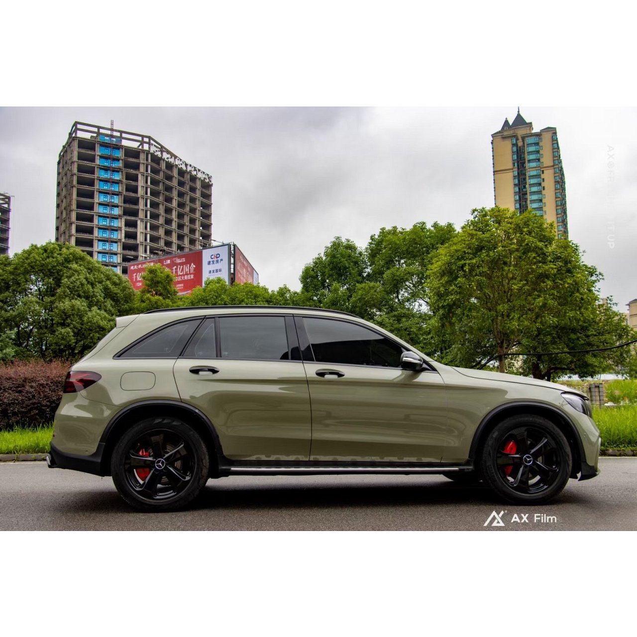 AX WRAP FILM ULTRA GLOSS KHAKI GREEN - XANH KHAKI SIÊU BÓNG - Hình 5