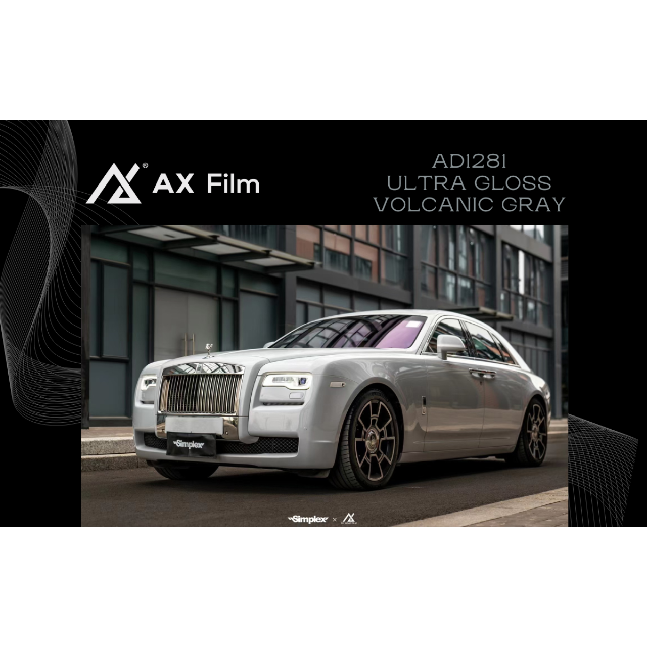 AX WRAP FILM ULTRA GLOSS VOLCANIC GRAY - MÀU TRO NÚI LỬA SIÊU BÓNG - Hình 1