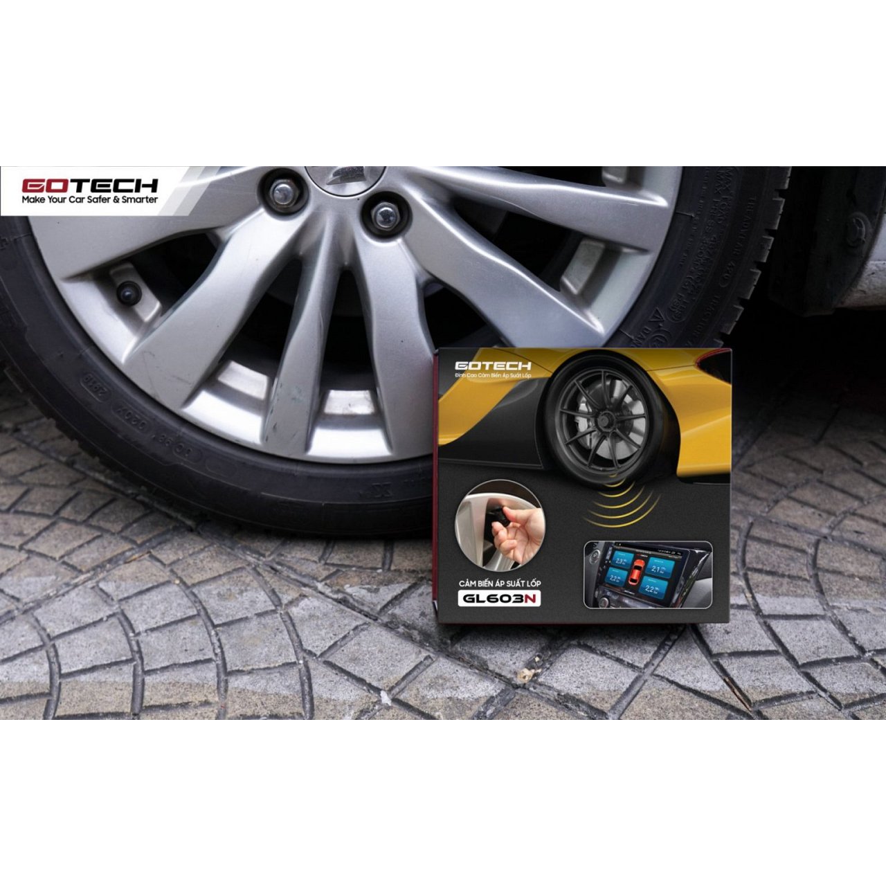 CẢM BIẾN ÁP SUẤT LỐP GOTECH GL603N - Hình 1