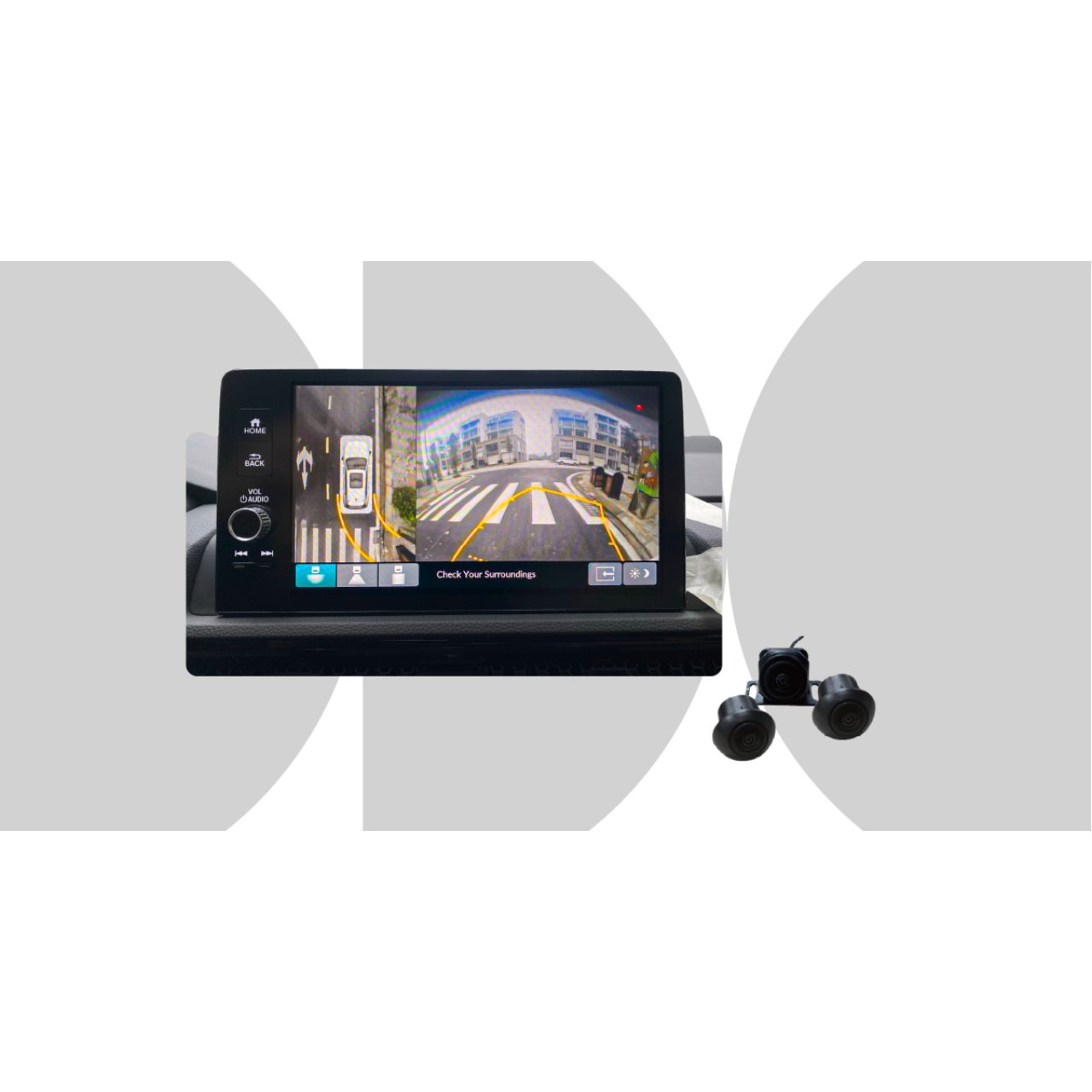 Camera 360 độ Elliview V5H dành cho xe Honda - Hình 1