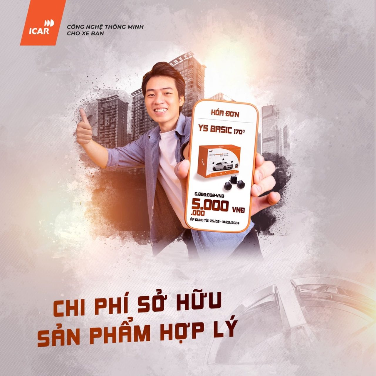 CAMERA 3 MẮT ELLIVIEW Y5 BASIC 170 ĐỘ - Hình 2