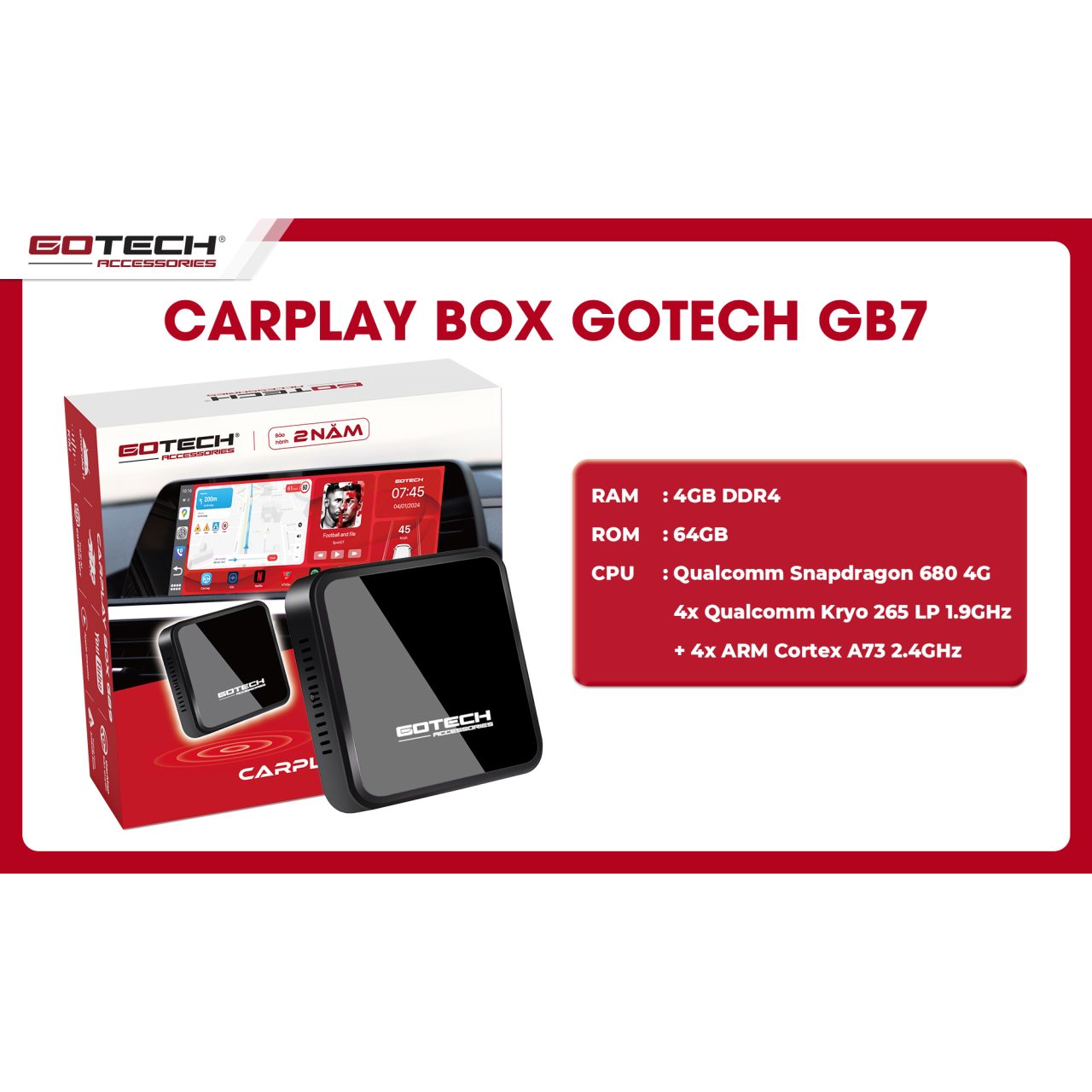 ANDROID BOX GOTECH GB7 - Hình 1