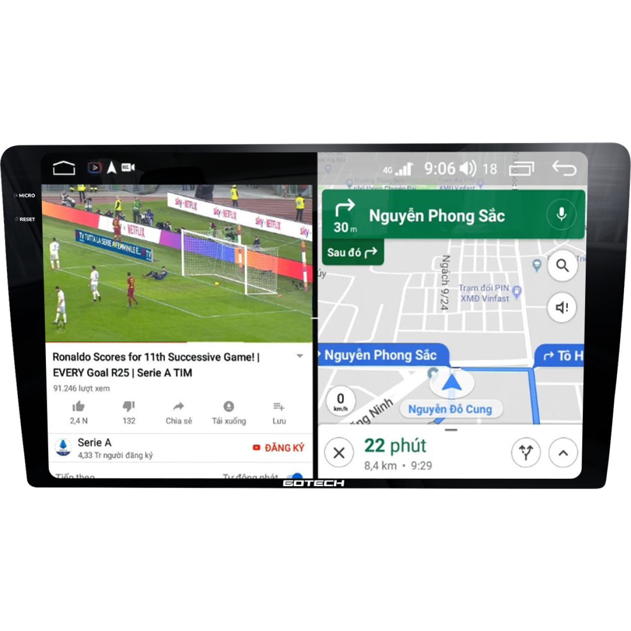 MÀN HÌNH Ô TÔ THÔNG MINH GOTECH GT2K PRO 360 - Hình 1