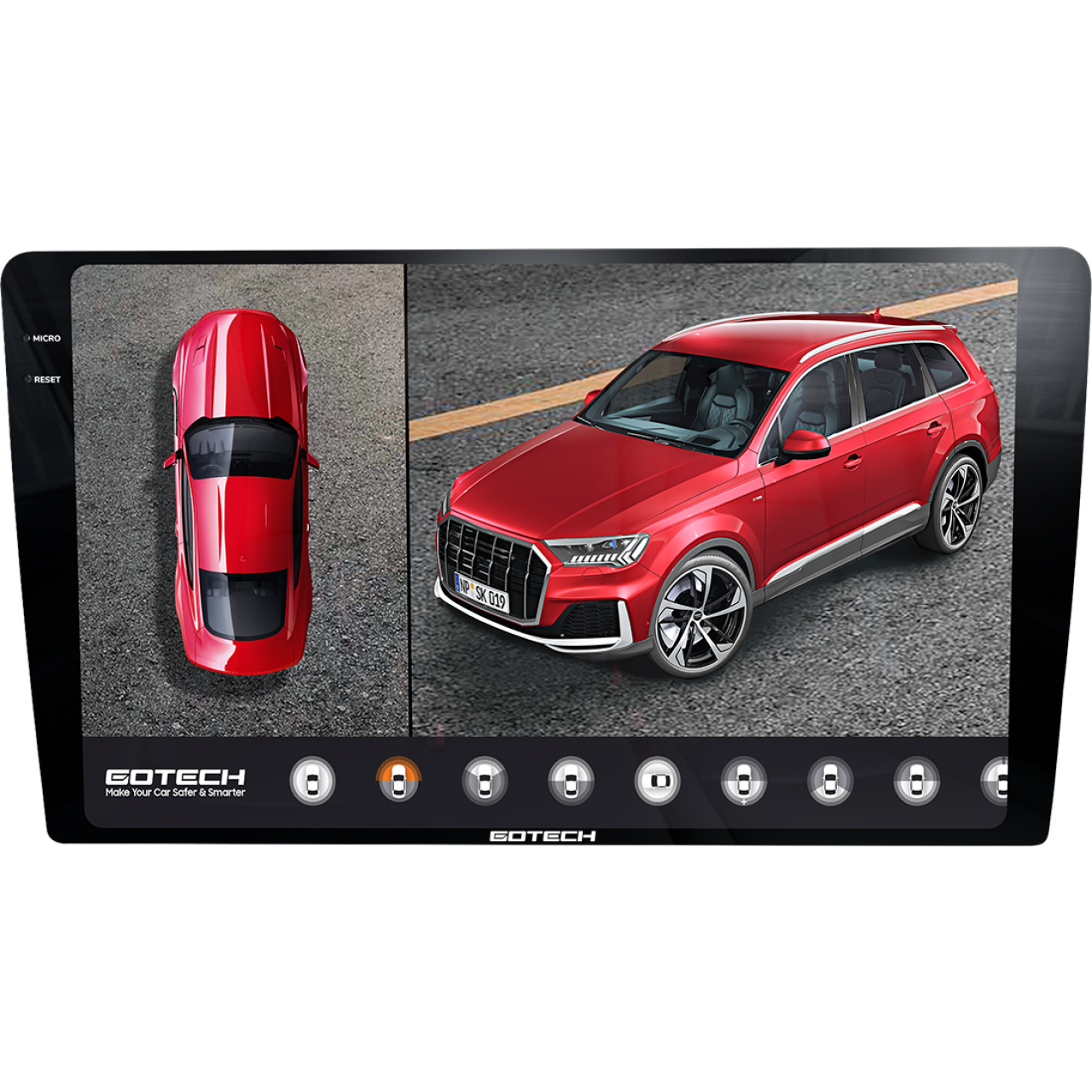 MÀN HÌNH Ô TÔ THÔNG MINH GOTECH GT2K PRO 360 - Hình 5