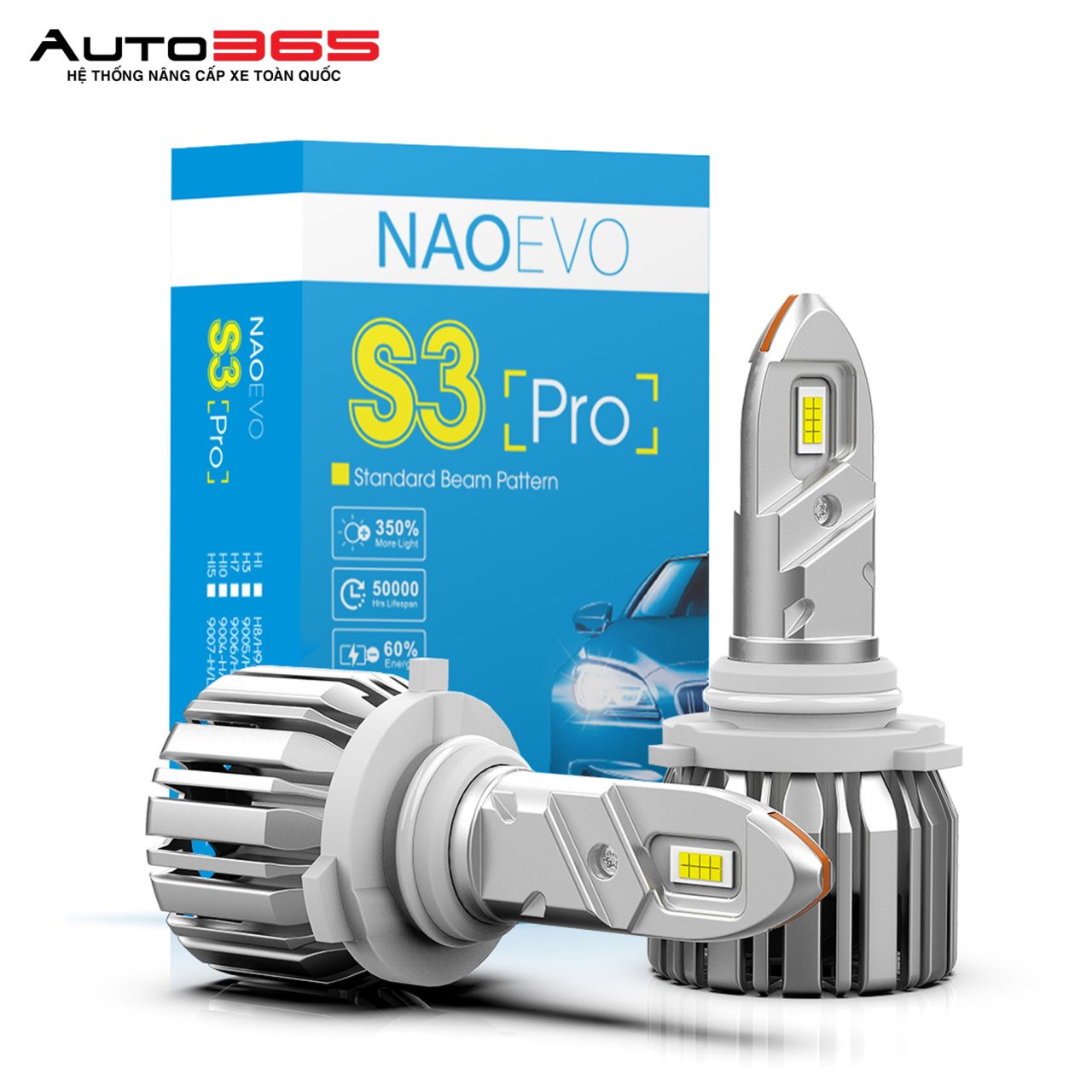 BÓNG LED NAOEVO S3 PRO CHÂN 9005 - Hình 1