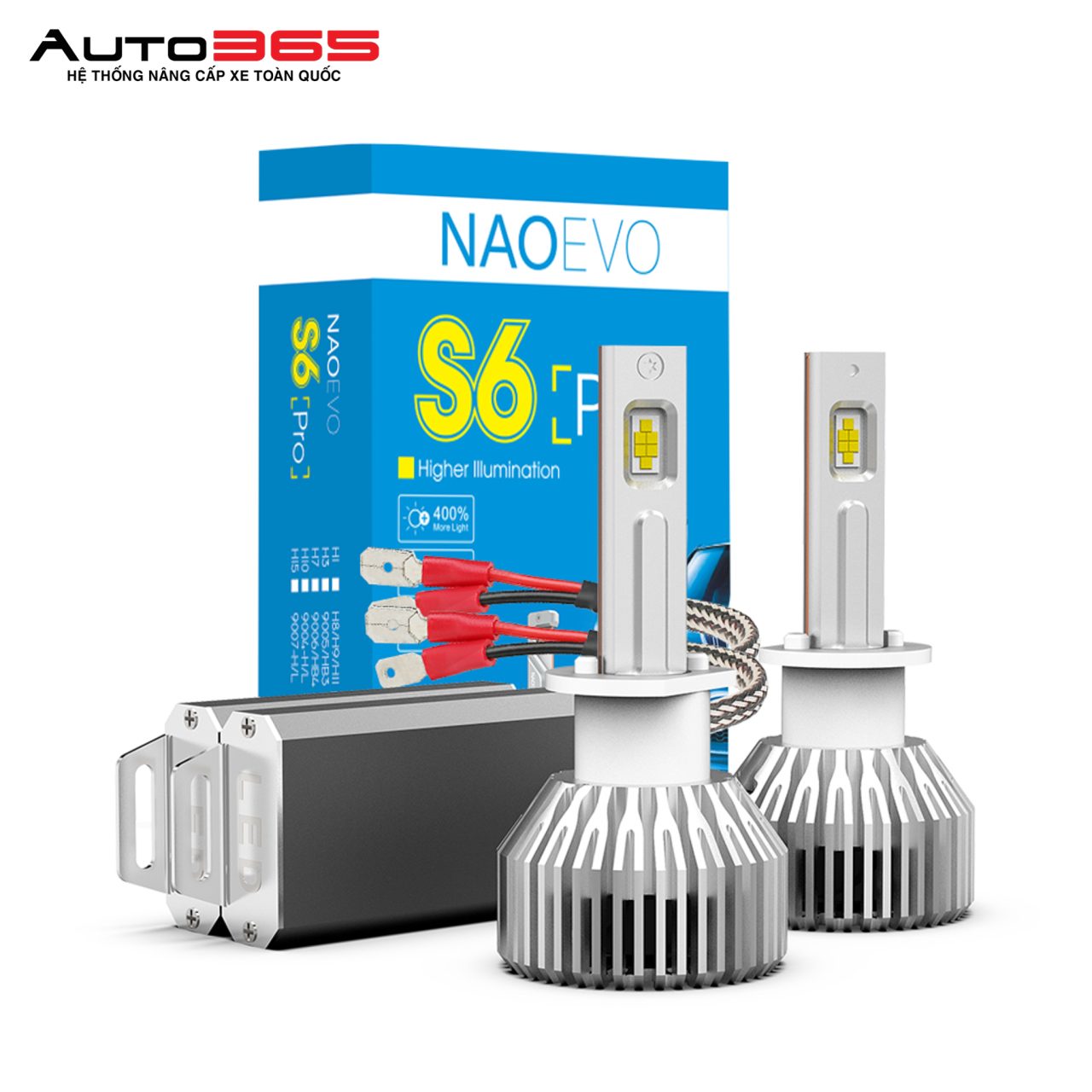BÓNG LED NAOEVO S6 PRO CHÂN H1 - Hình 1