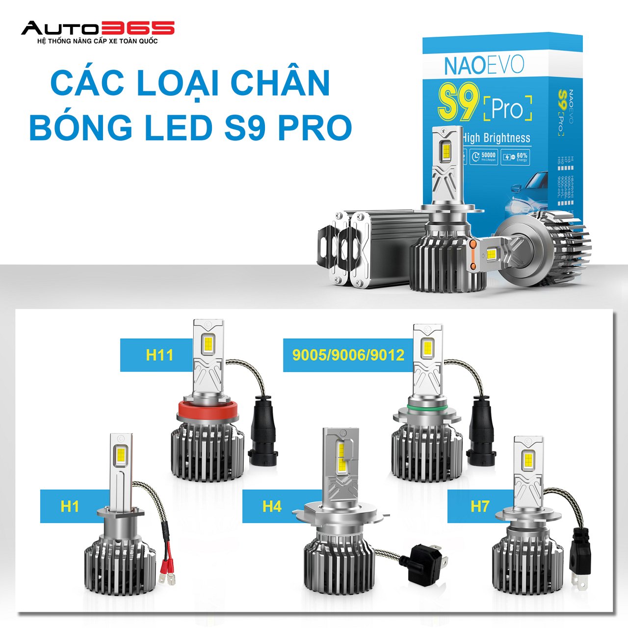 BÓNG LED NAOEVO S9 PRO - Hình 1