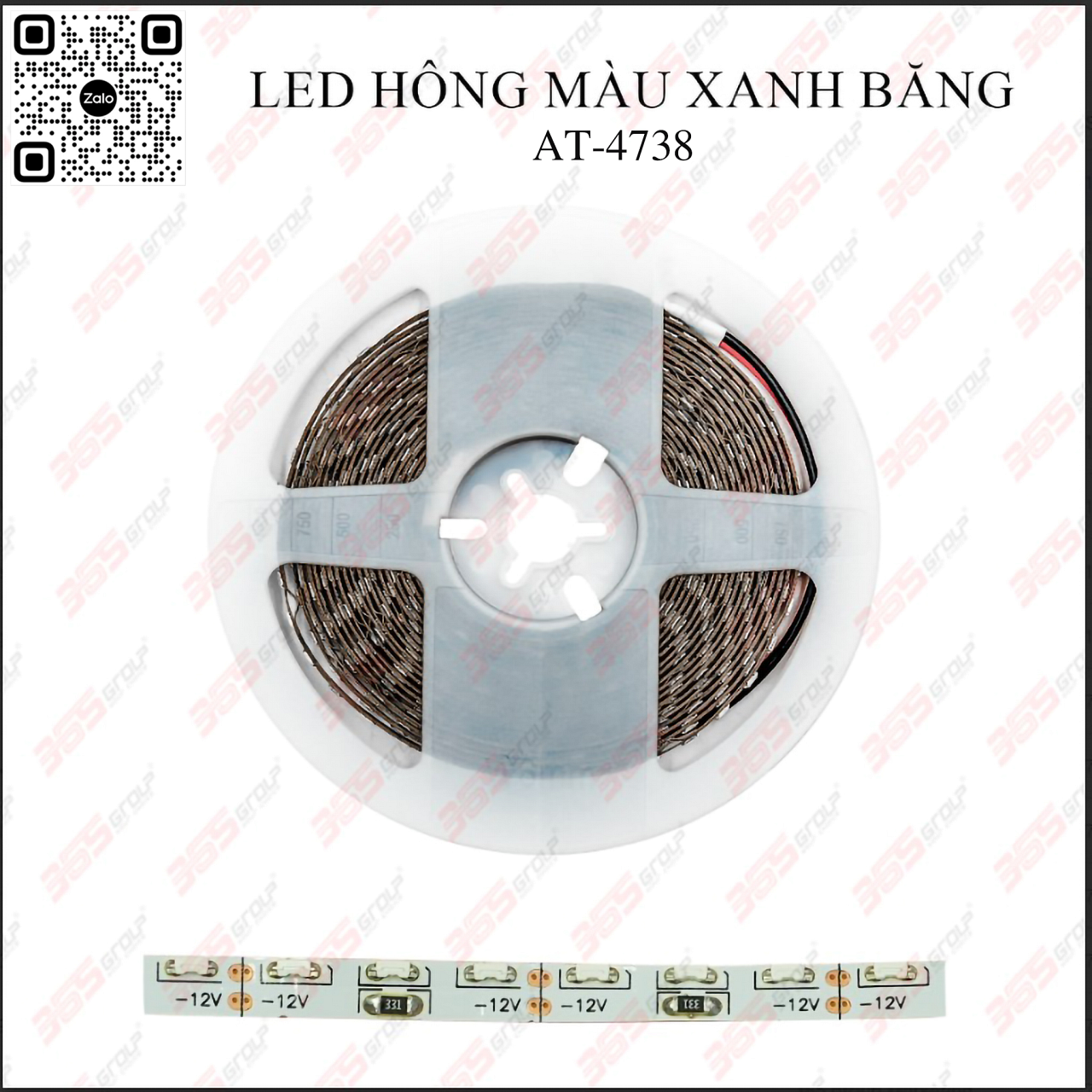LED HÔNG MÀU XANH BĂNG AT-4738 - Hình 1