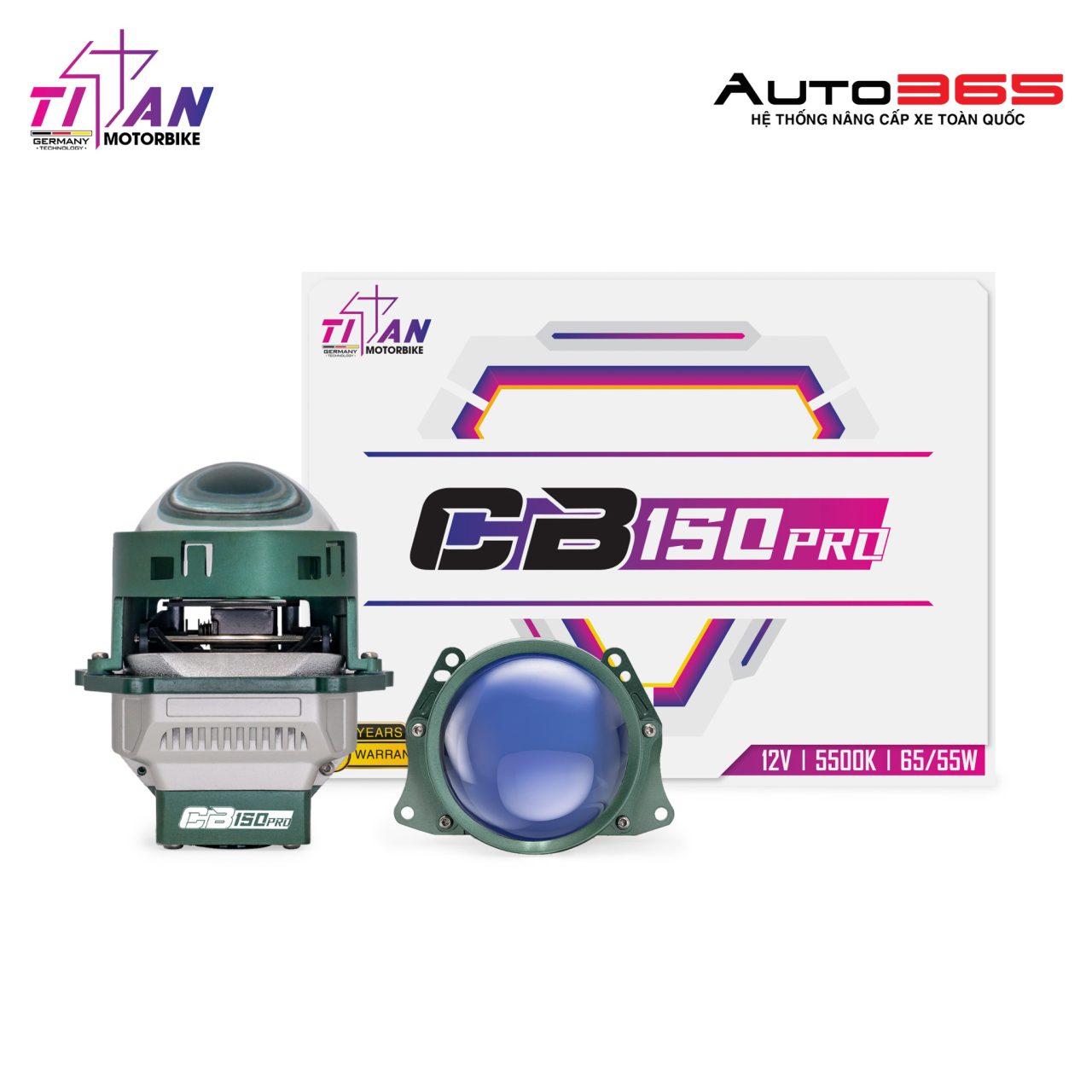 BI LED TITAN MOTO CB150 PRO - Hình 2