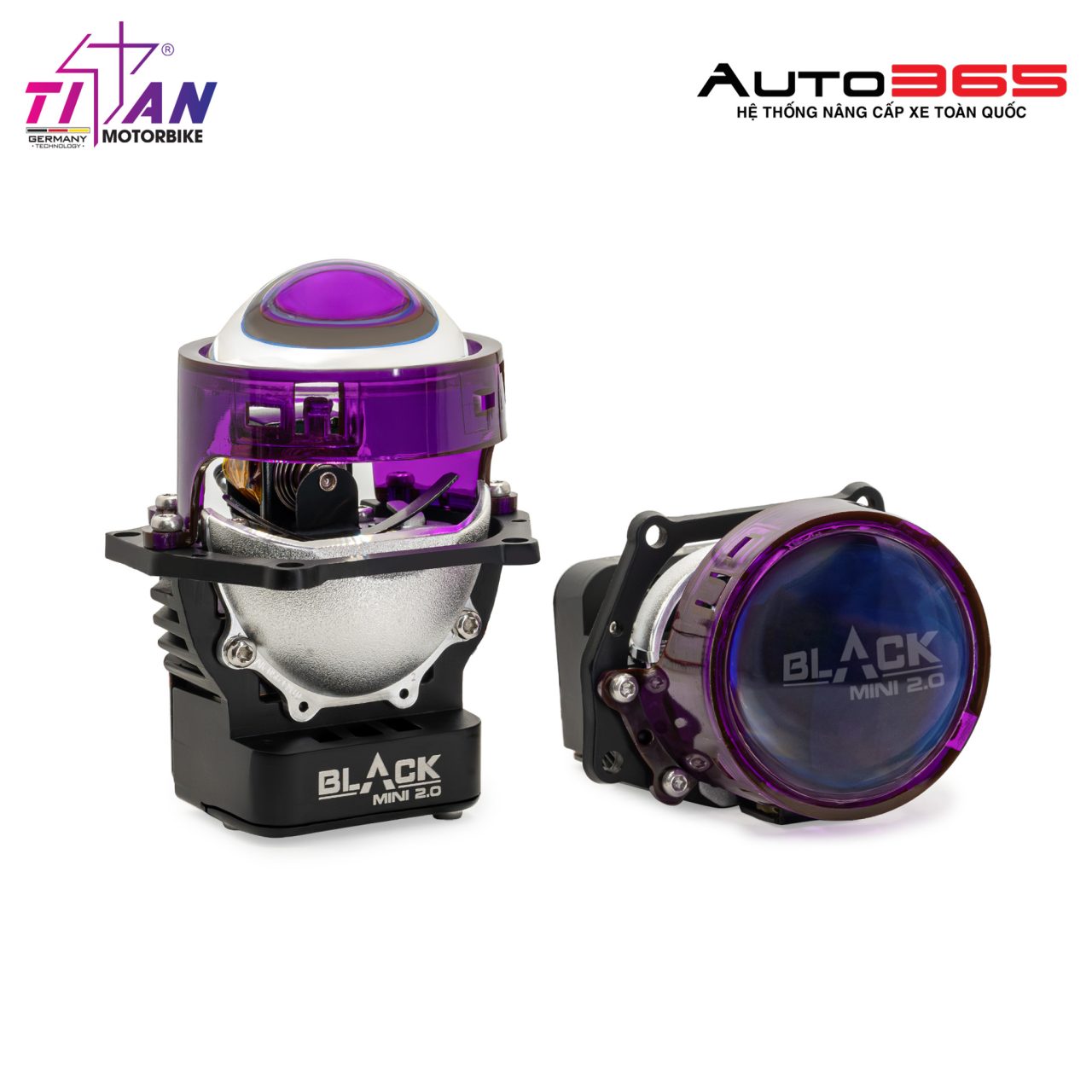 BI LED TITAN MOTO BLACK MINI 2.0 VERSION 2 - Hình 4
