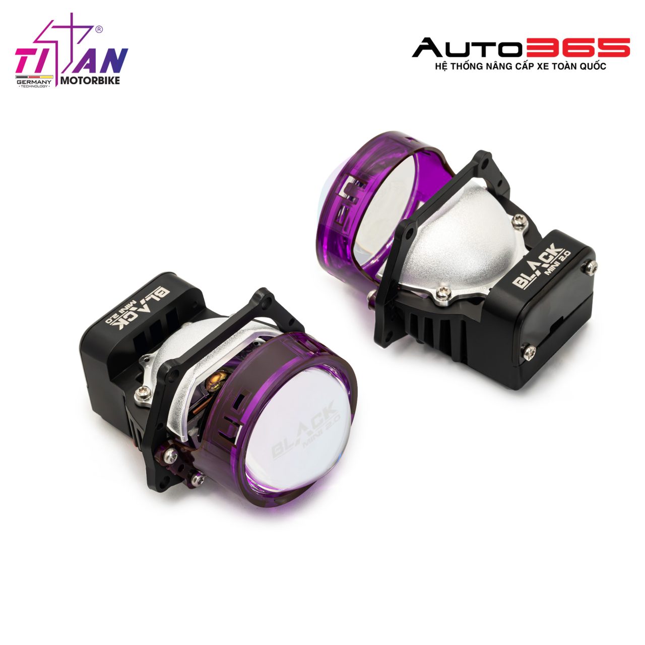 BI LED TITAN MOTO BLACK MINI 2.0 VERSION 2 - Hình 5