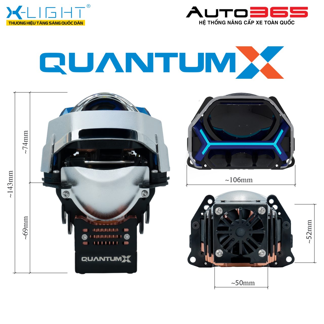 ĐÈN BI LED X-LIGHT QUANTUM X V2 - Hình 4