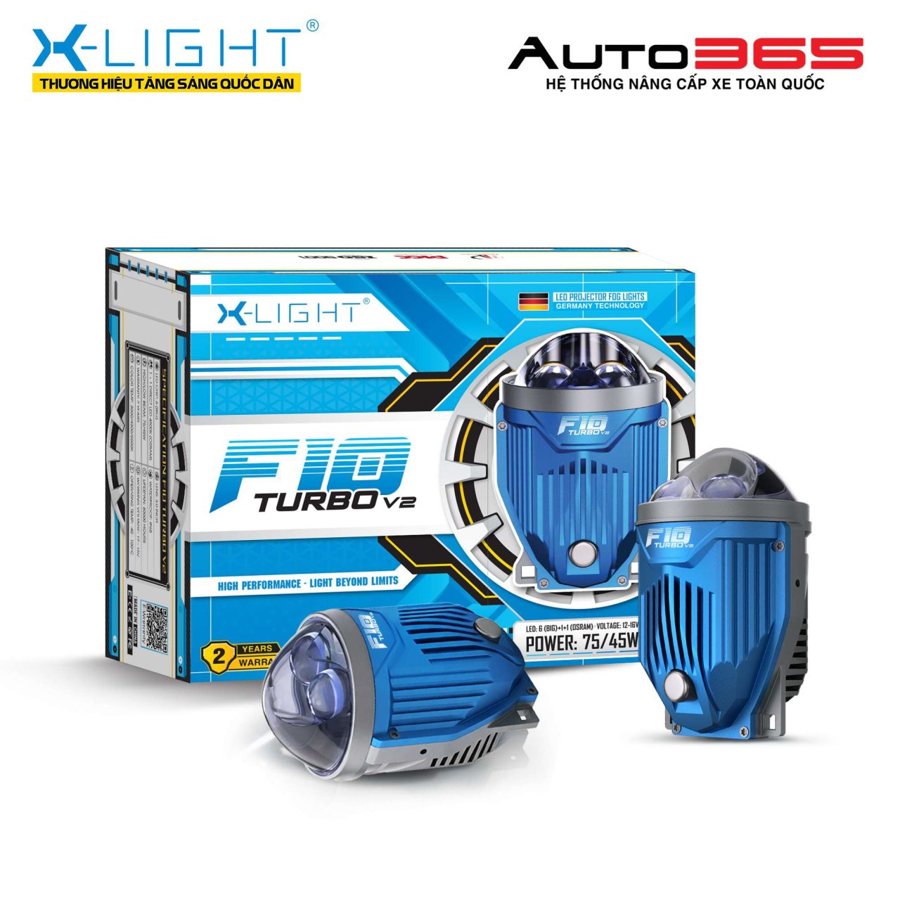 ĐÈN BI GẦM X-LIGHT F10 TURBO V2 - Hình 2
