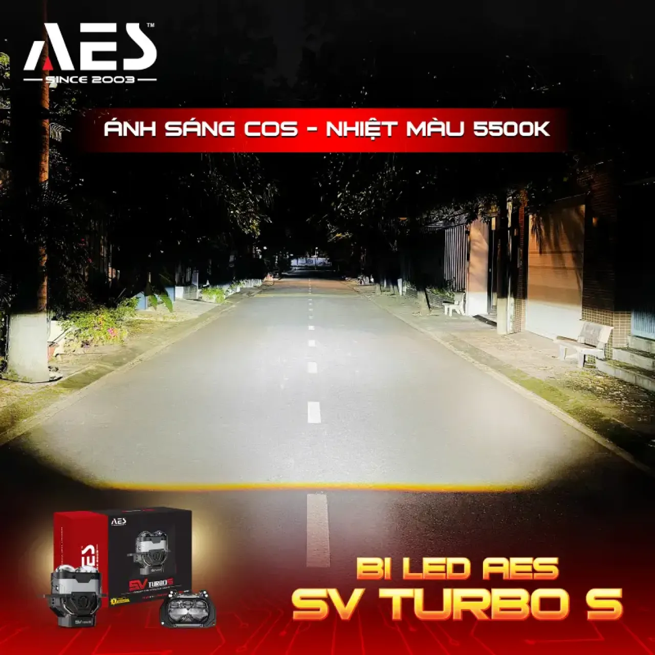 Bi LED AES SV Turbo S 2026 - Hình 4