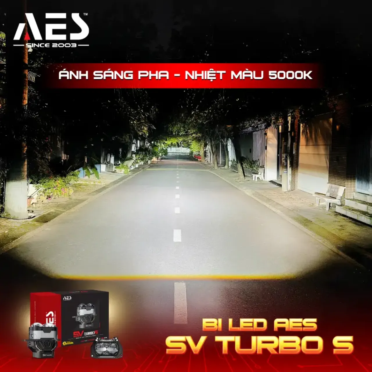 Bi LED AES SV Turbo S 2026 - Hình 5