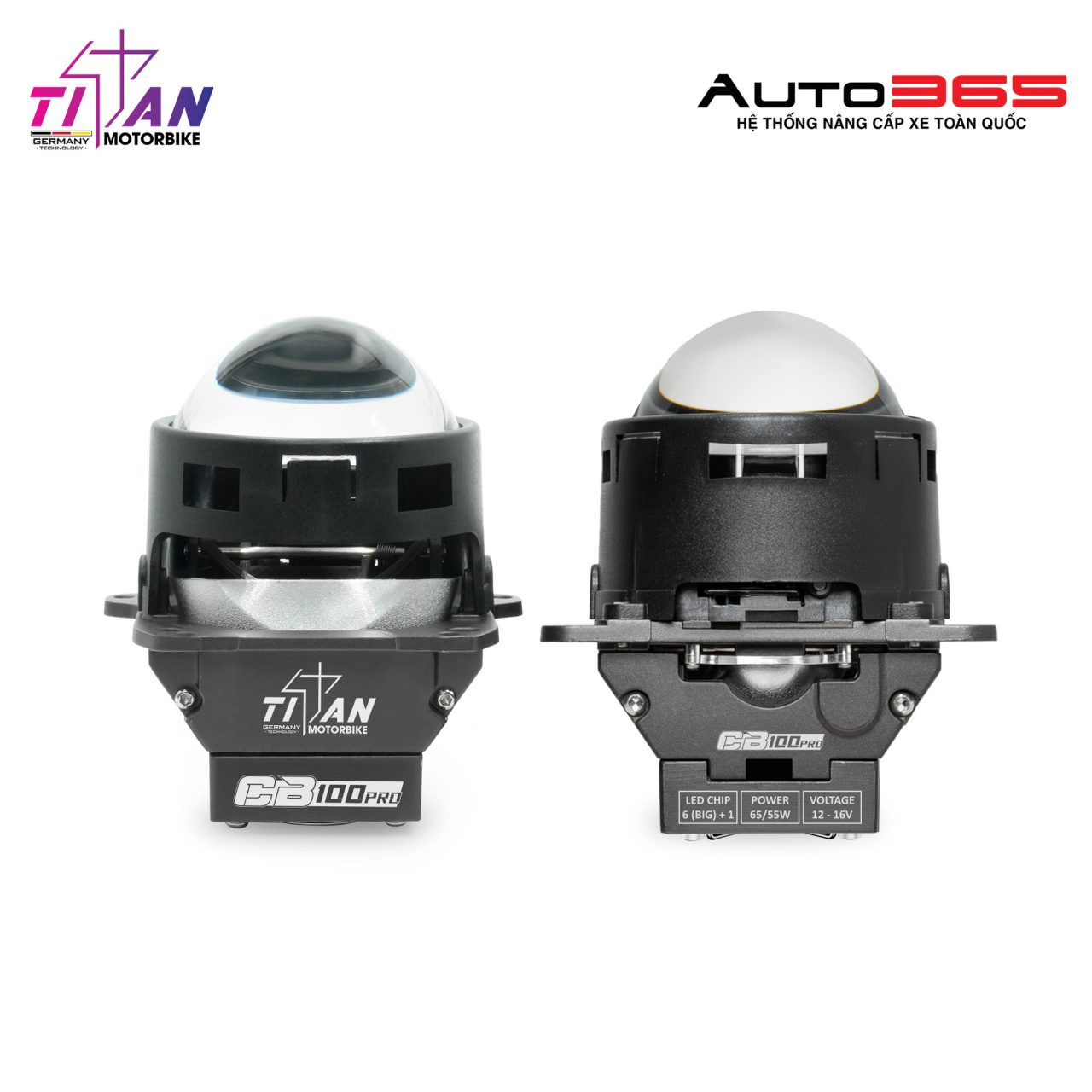 BI LED TITAN MOTO CB100 PRO - Hình 3