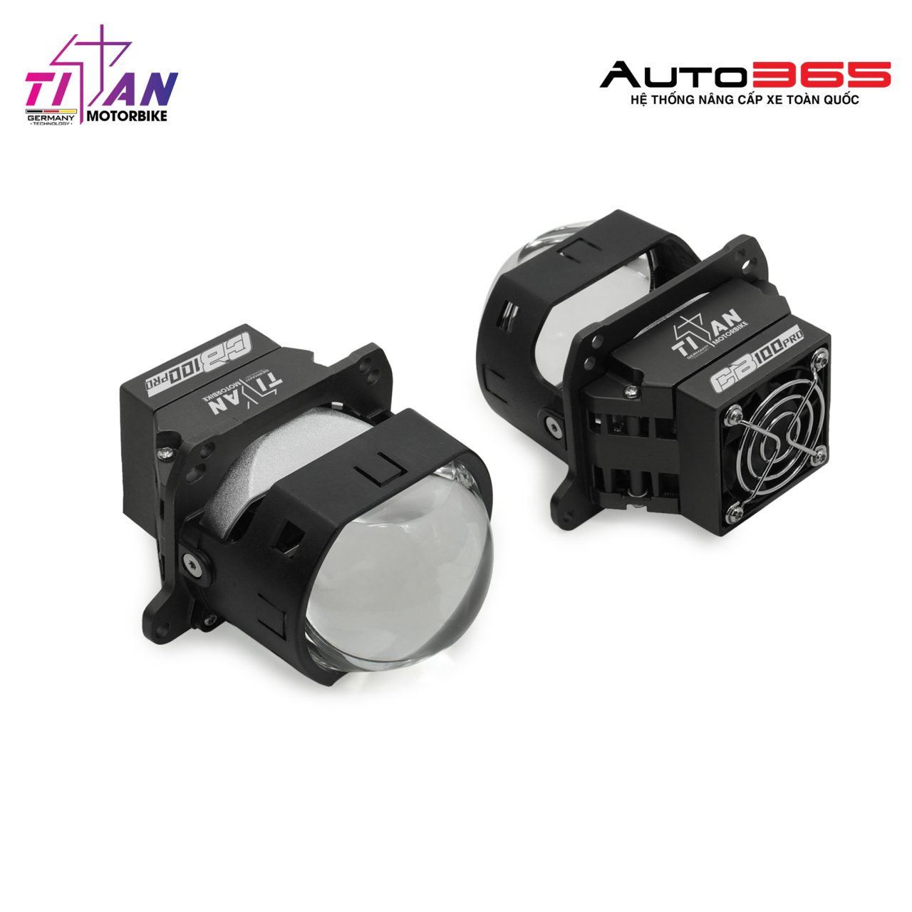 BI LED TITAN MOTO CB100 PRO SQUARE - Hình 5