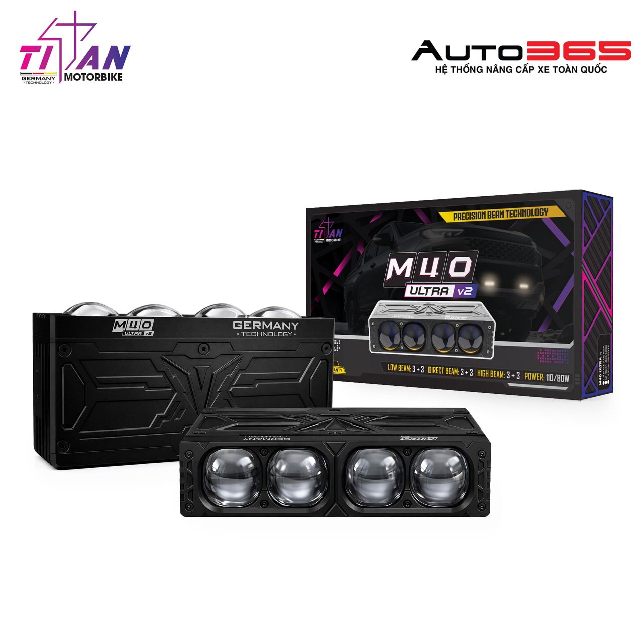 ĐÈN TRỢ SÁNG TITAN M40 ULTRA V2 - Hình 2