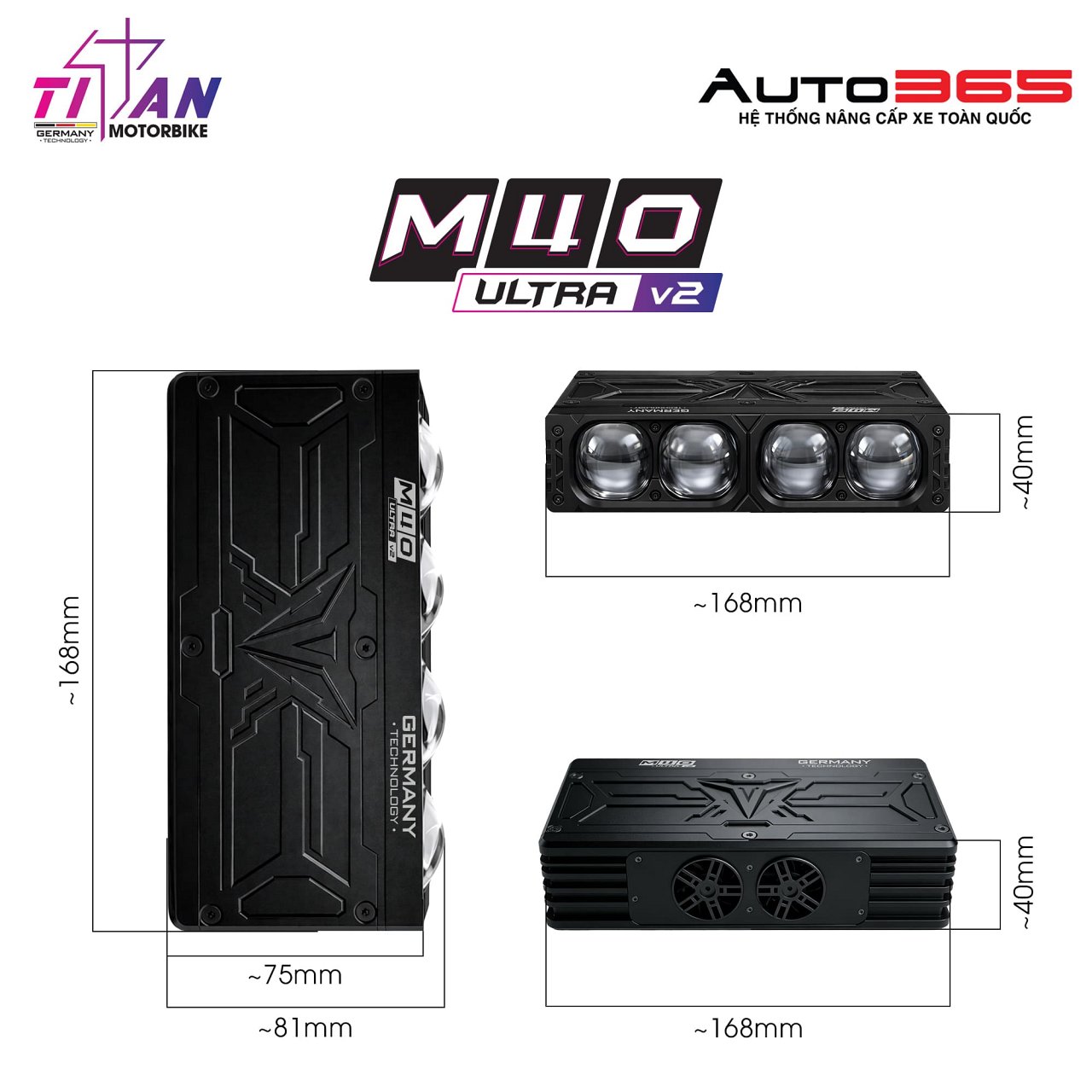 ĐÈN TRỢ SÁNG TITAN M40 ULTRA V2 - Hình 8