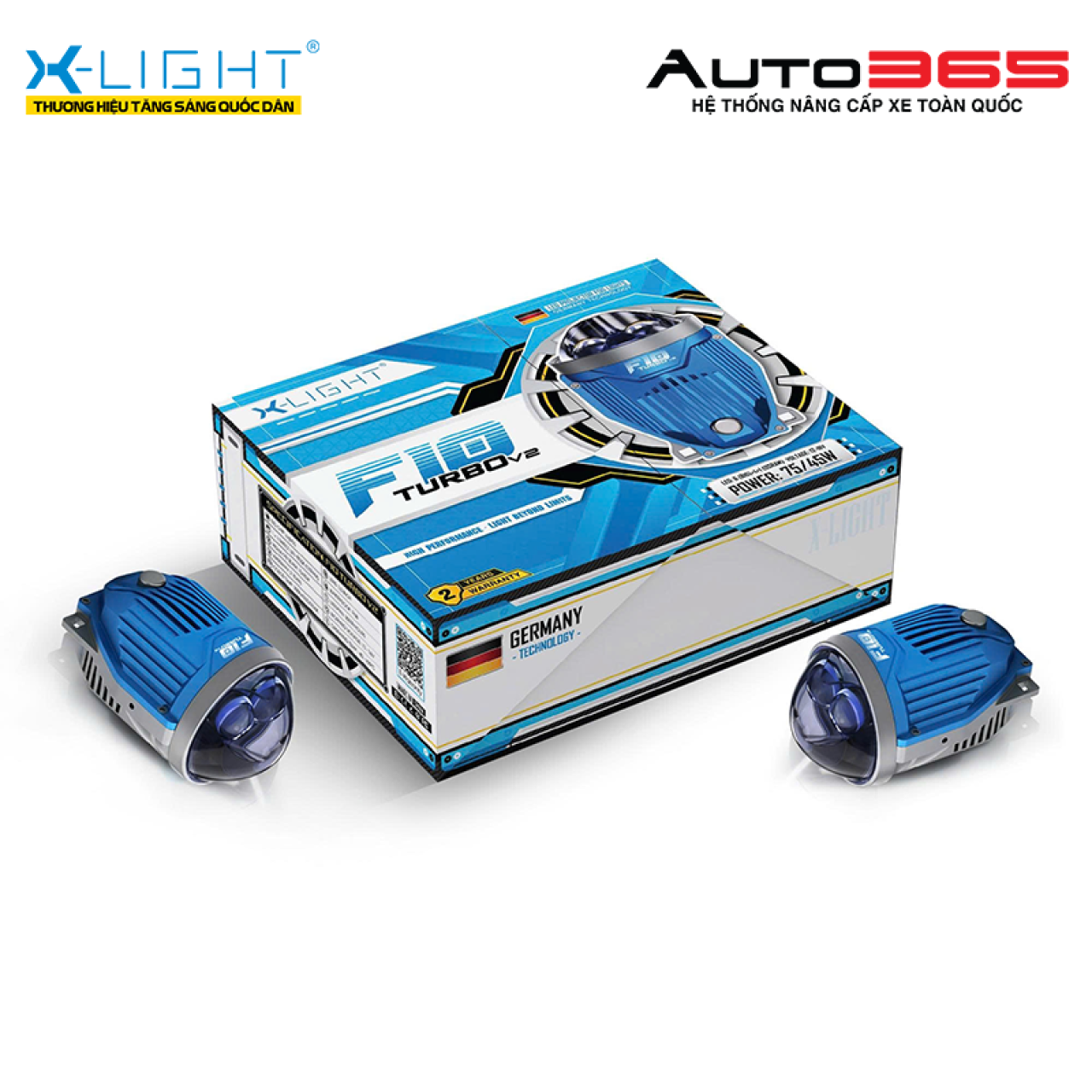 ĐÈN BI GẦM X-LIGHT F10 TURBO V2 - Hình 1