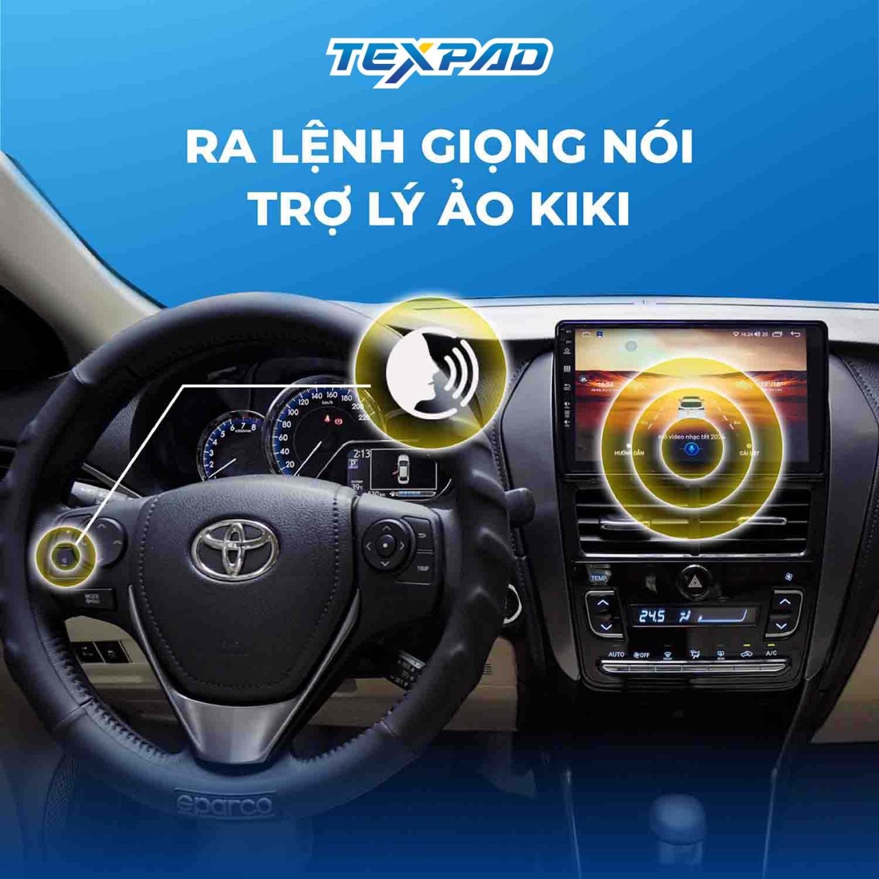 Màn hình ô tô TexPad TX24 - Hình 2