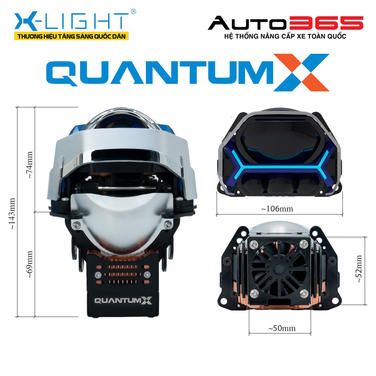 BI LED X-LIGHT QUANTUM X - Hình 7