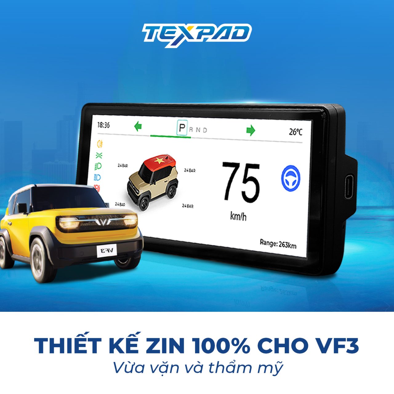 Màn hình Texpad TX24 ODO VF3 Plus - Hình 5