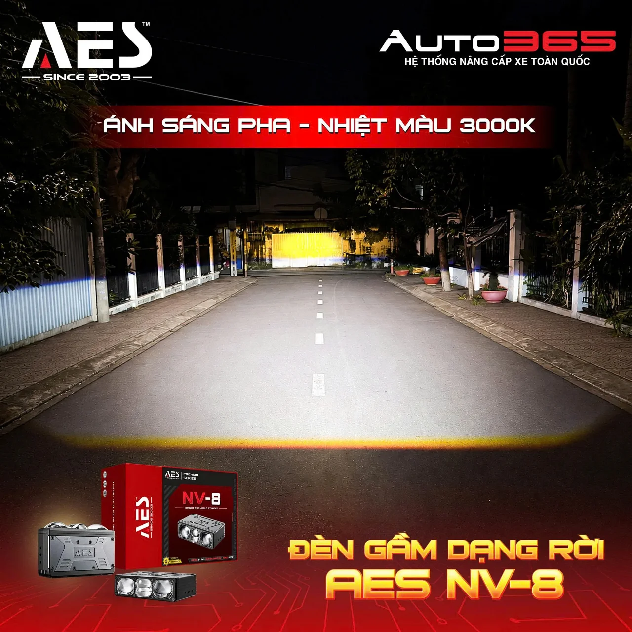 Đèn gầm dạng rời AES NV-8 - Hình 11