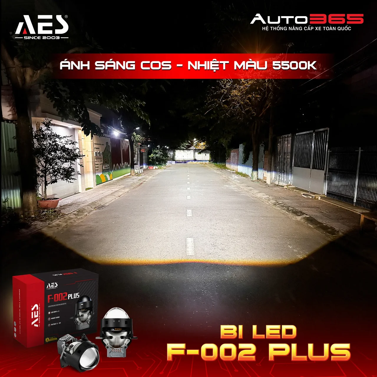 Bi LED AES F-002 Plus - Hình 9