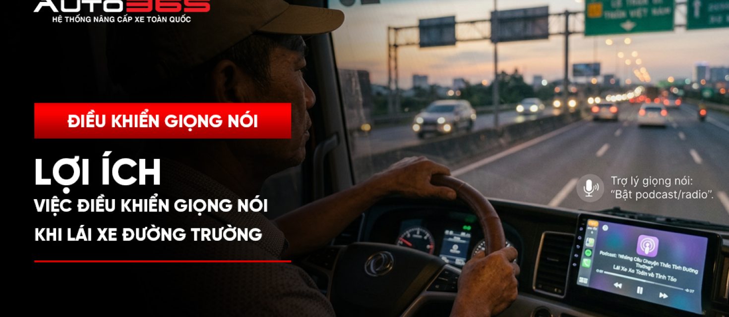 Lợi ích của việc điều khiển giọng nói khi lái xe 