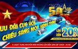 X-Light tung khuyến mãi khủng lên đến 20% dịp 30/04 - 01/05