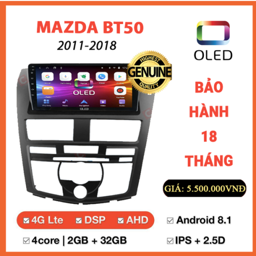 Màn hình Oled Mazda BT50 2011-2018
