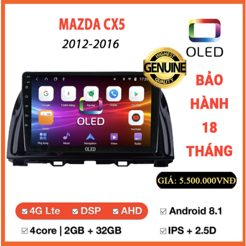 Màn hình Oled Mazda CX5 2012-2016