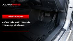 Lót sàn 360 độ: Chống thấm nước từ bãi biển, vệ sinh dễ dàng