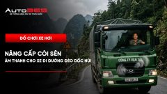 Nâng cấp còi sên âm thanh vang ấm cho xe đi đường đèo dốc núi 