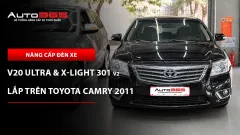 Toyota Camry 2011 lắp combo V30 Ultra 2026 và X-Light 301 V2