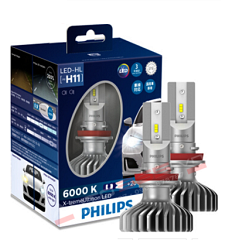LED PHILIPS H11 NHIỆT MÀU 6000K - Ảnh nhỏ 1