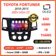 Màn hình Oled Toyota Fortuner 2010-2015 điều cơ hoà - Ảnh nhỏ 1