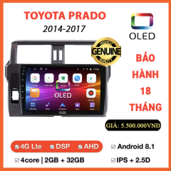 Màn hình Oled Toyota Prado 2014-2017 - Ảnh nhỏ 1