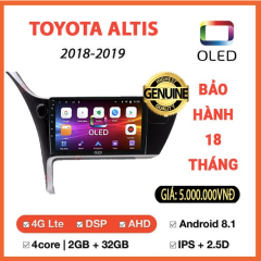 Màn hình Oled Toyota Altis 2018-2019 - Ảnh nhỏ 1