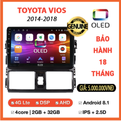 MÀN HÌNH OLED TOYOTA VIOS 2014 - 2018 - Ảnh nhỏ 1
