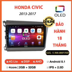 Màn hình Oled Honda Civic 2013-2017 - Ảnh nhỏ 1