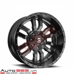 MÂM XE BÁN TẢI FUEL 2018 STYLES SLEDGE D596 SIZE 18″ OFFSET -12 - Ảnh nhỏ 1