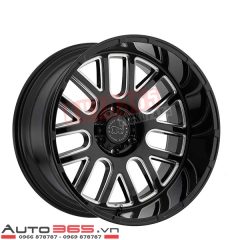 MÂM XE BÁN TẢI BLACK RHINO PISMO 18×9.5 ET -18 - Ảnh nhỏ 1