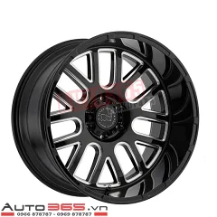 MÂM XE BÁN TẢI BLACK RHINO PISMO 18×9.5 ET -18 - Ảnh nhỏ 1
