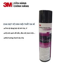 Chai Bọt vệ sinh làm sạch nội Thất ÔTô Da - Nỉ 3M 290g - Ảnh nhỏ 1