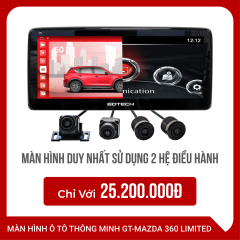 MÀN HÌNH Ô TÔ THÔNG MINH GOTECH GT MAZDA 360 LIMITED - Ảnh nhỏ 5