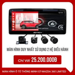 Màn hình ô tô thông minh Gotech GT Mazda 360 Limited - Ảnh nhỏ 5